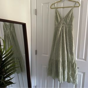 Light Green Lace Dress